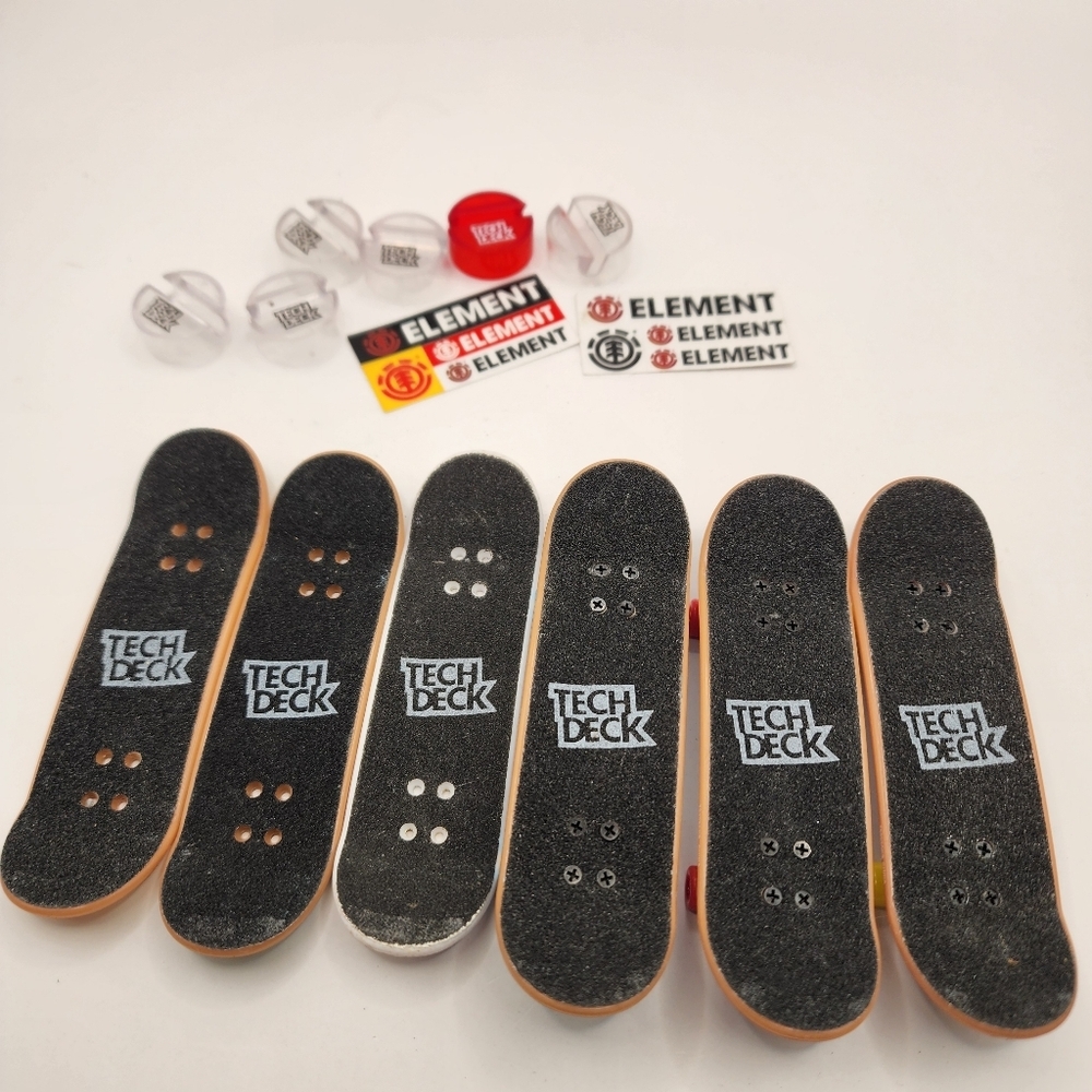 6 Tech Deck Lot Element Stickers Mini Skateboards Fingerboards - Picture 4 of 4
